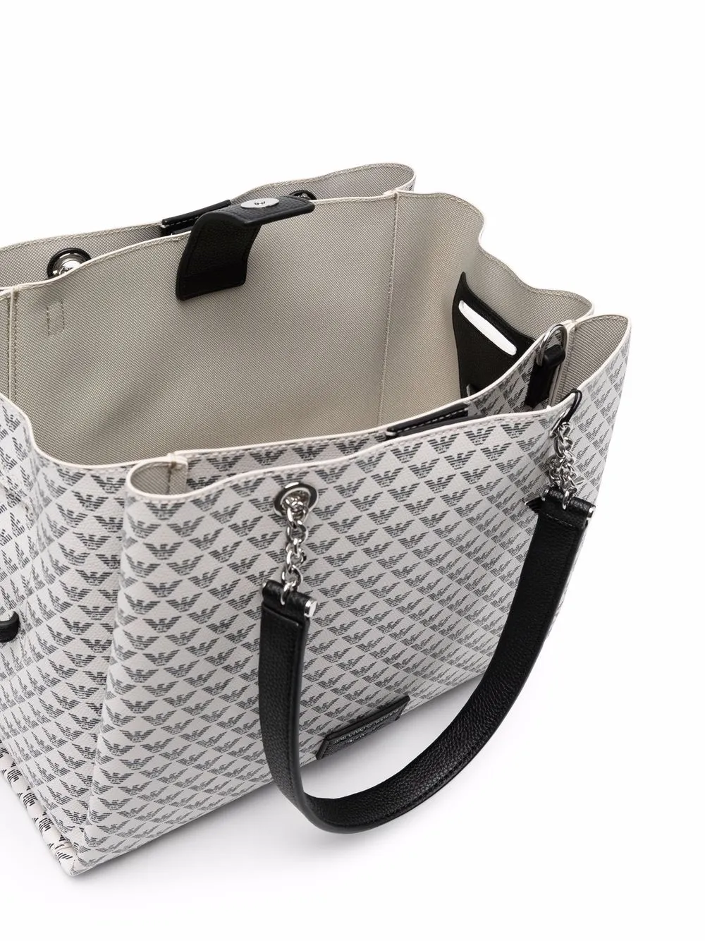 emporio armani 经典logo印花托特包 图 5
