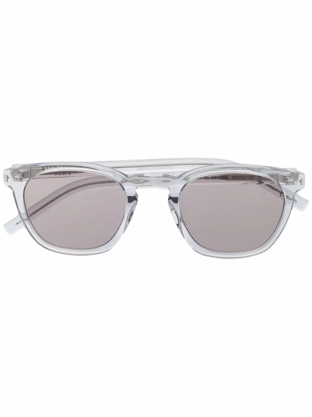 

Saint Laurent Eyewear lentes de sol con armazón cuadrada - Neutro