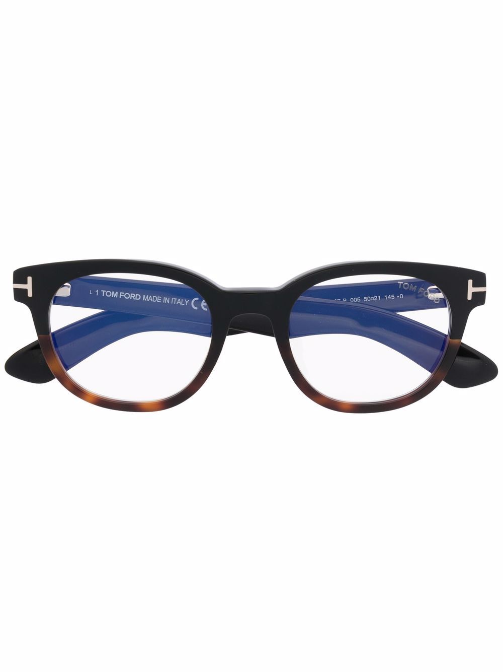 TOM FORD Eyewear round-frame optical glasses - Black