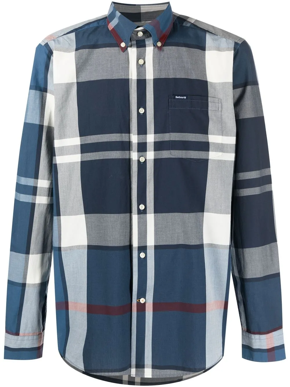 

Barbour plaid button-down shirt - Blue