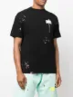 Palm Angels paint splatter logo-print T-shirt