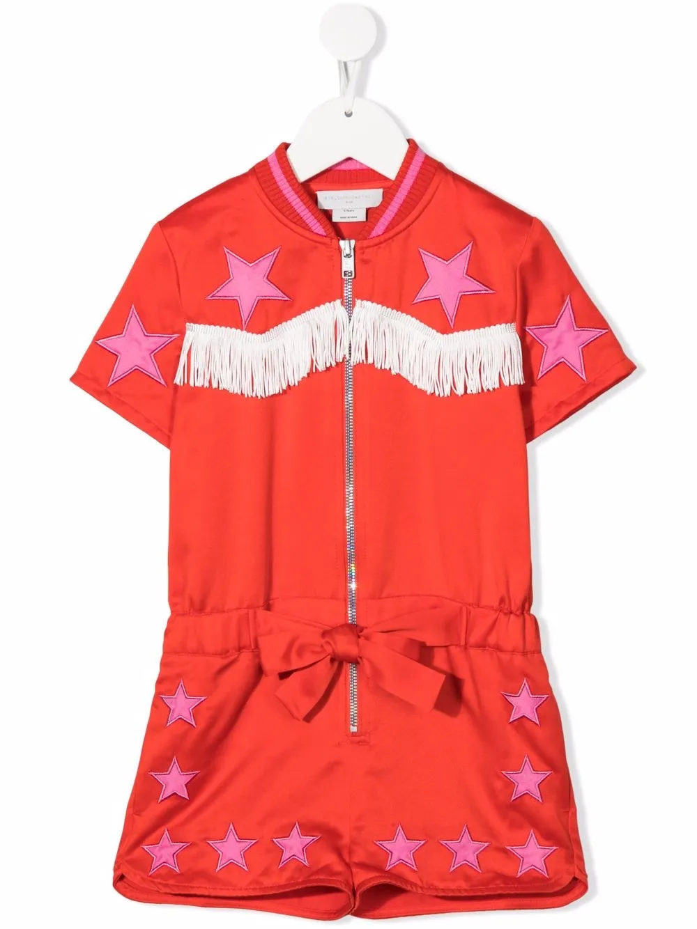 

Stella McCartney Kids jumpsuit corto con parche de estrella - 510BC