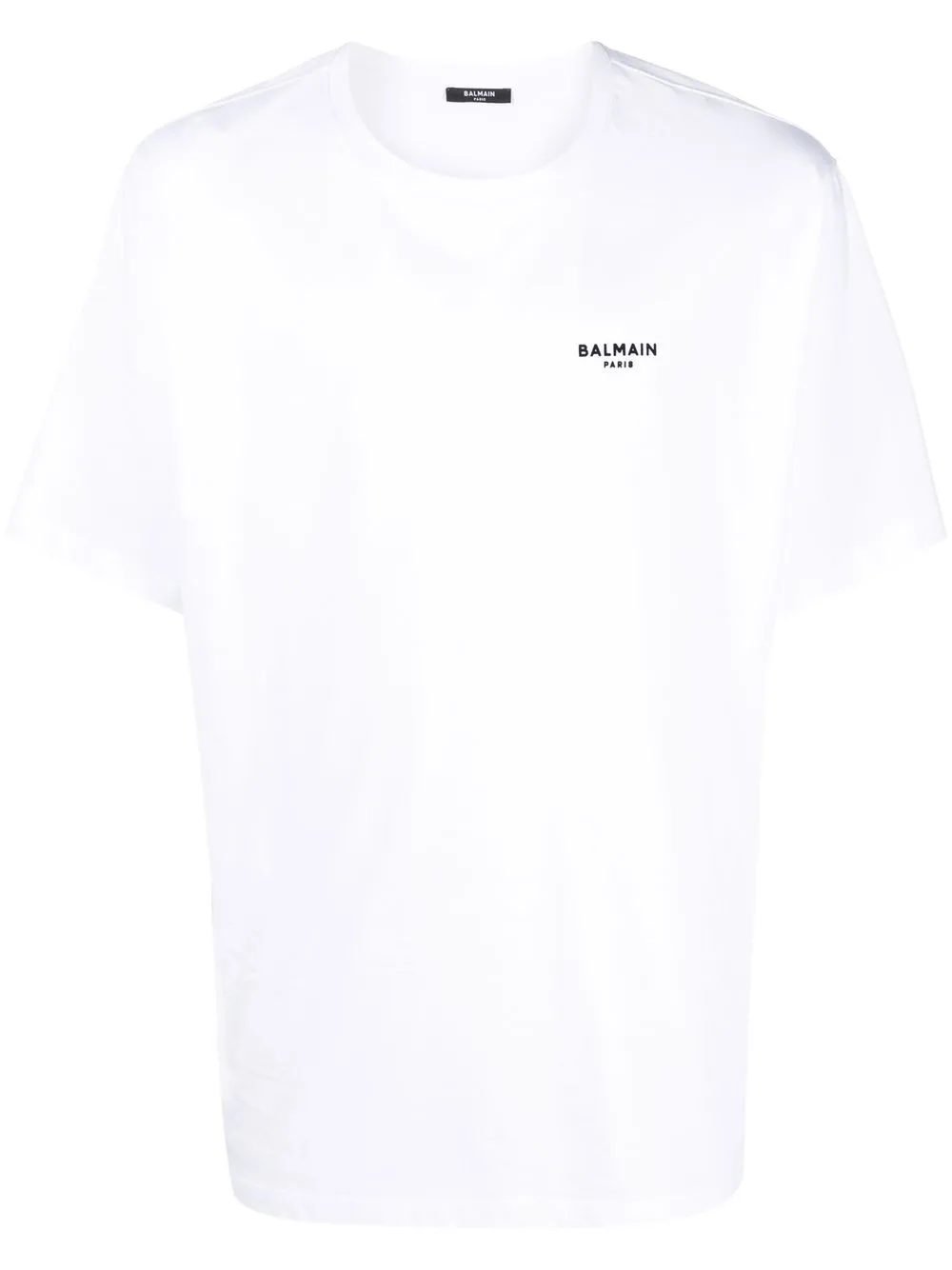 

Balmain playera con logo estampado - Blanco