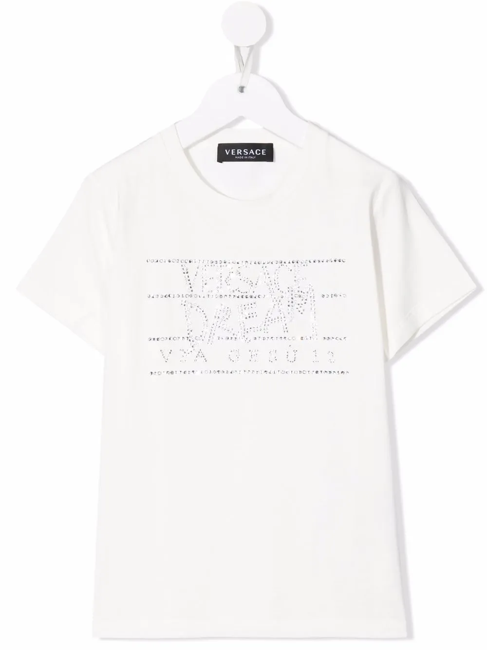 

Versace Kids gem-logo short-sleeved T-shirt - White