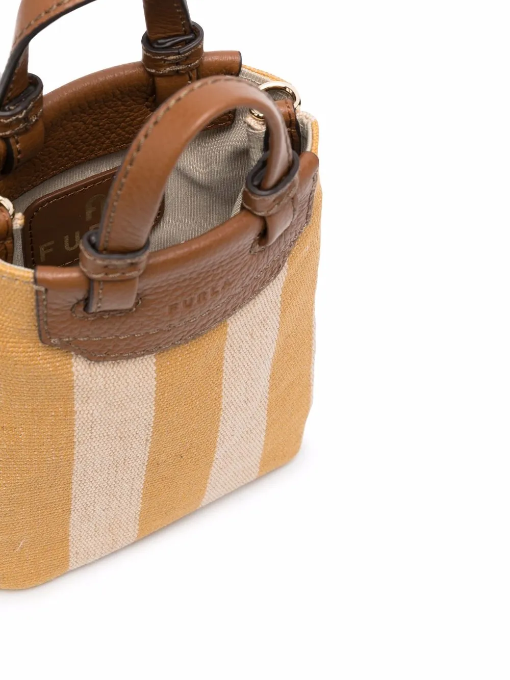 Furla stripeprint Crossbody Bag Farfetch