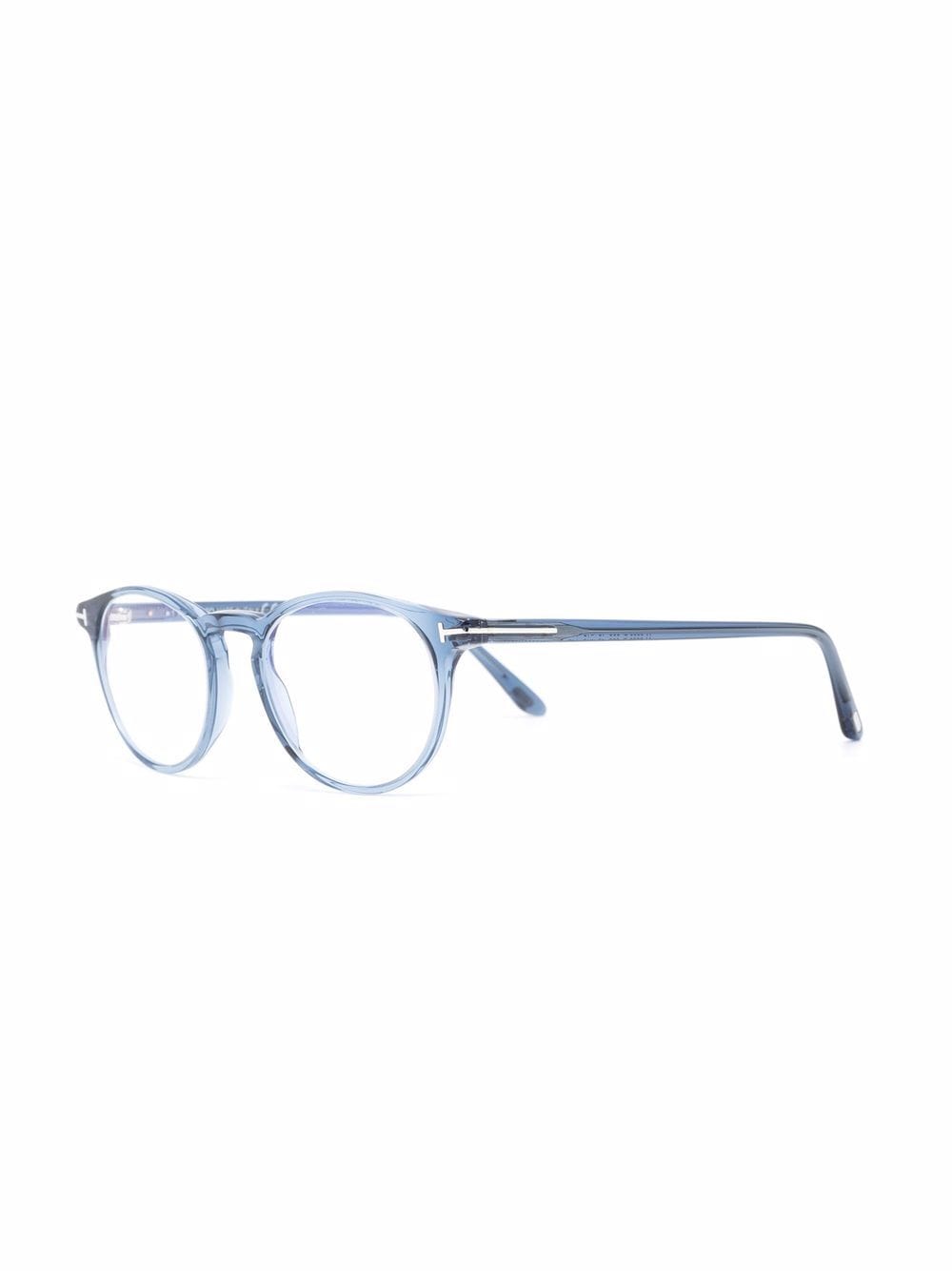 TOM FORD Eyewear Bril met rond montuur - Blauw