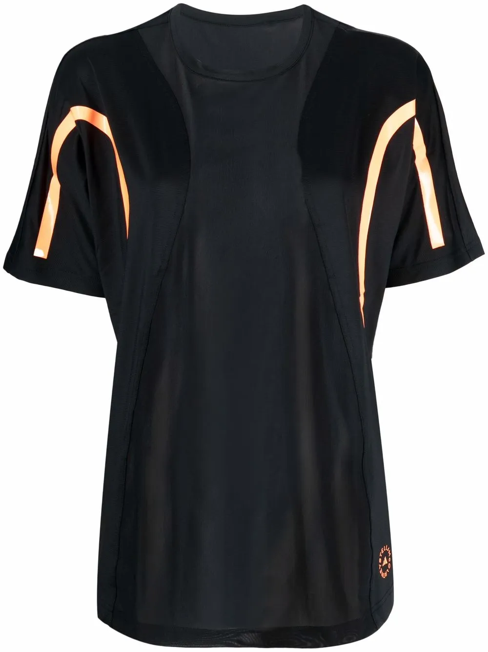 

adidas by Stella McCartney playera con logo estampado - Negro