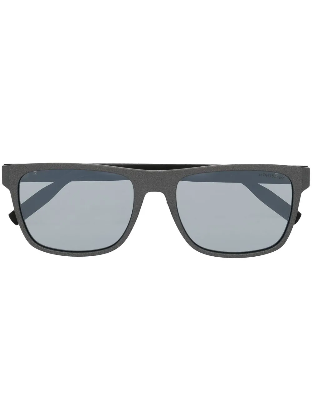 

Montblanc logo square tinted sunglasses - Grey