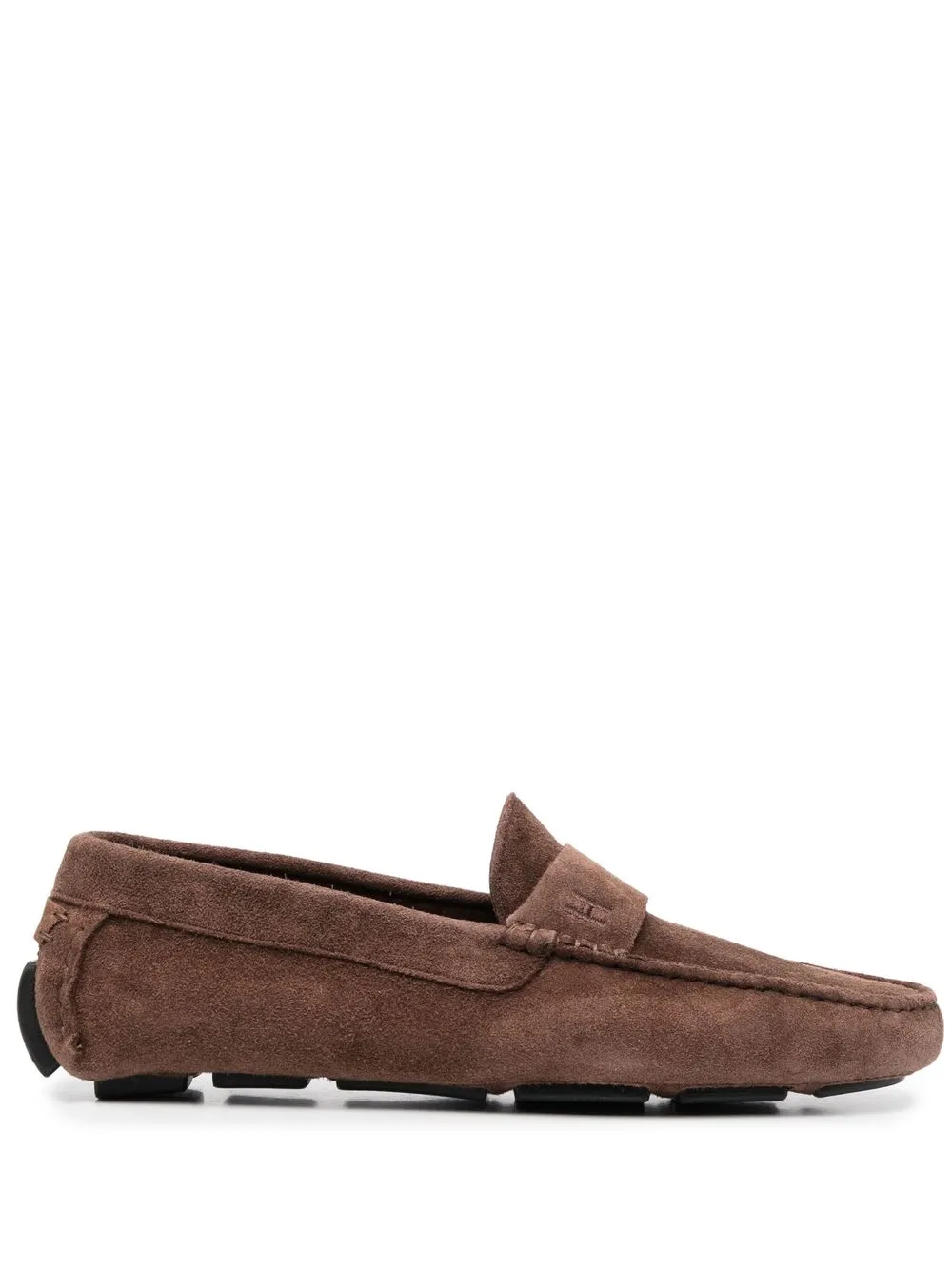 Henderson Baracco Mona Suede Loafers In Braun