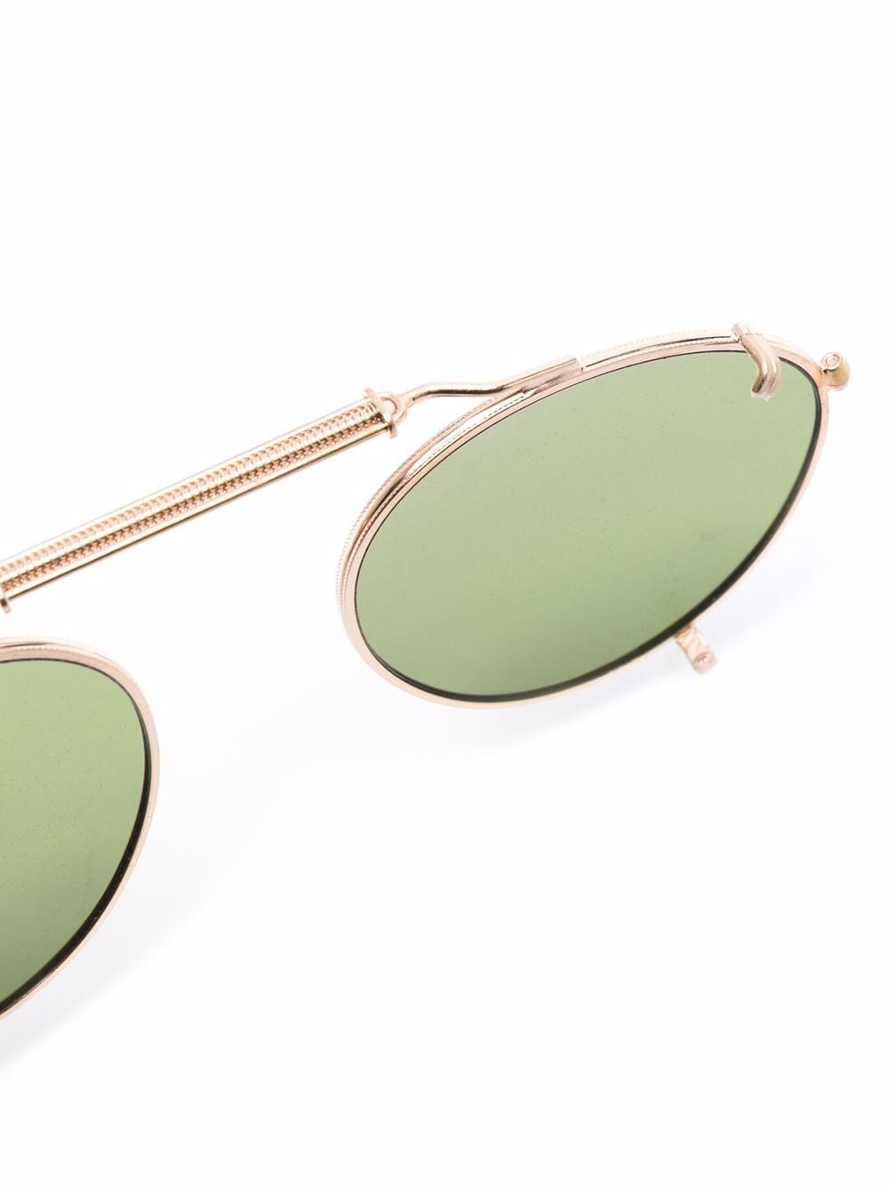 Shop Matsuda Round-frame Sunglasses In Gold