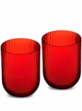 Dolce & Gabbana hand-blown Murano glasses (set of 2) - Orange