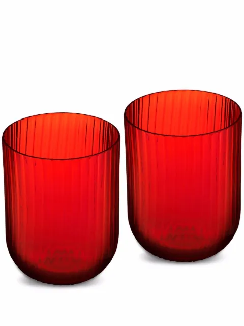Dolce & Gabbana hand-blown Murano glasses (set of 2)
