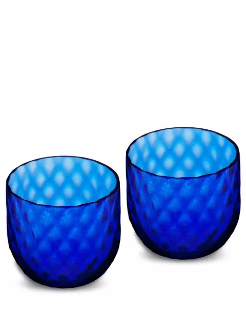 Dolce & Gabbana hand-blown Murano shot glasses (set of 2)