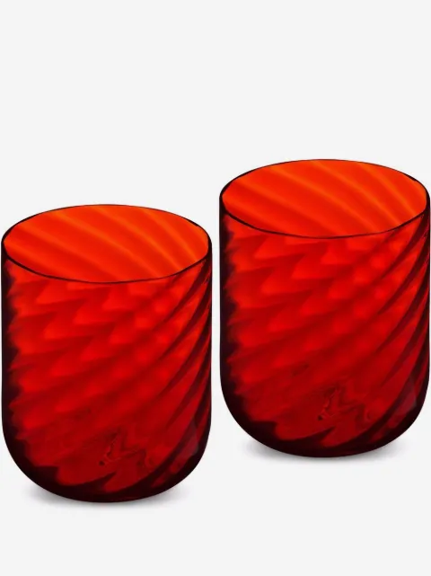 Dolce & Gabbana hand-blown Murano water glasses