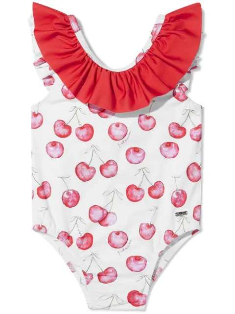 Patachou traje de baño con estampado de cerezas