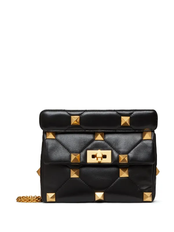 Black bag with gold studs online