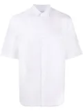 Sunspel short-sleeved linen shirt - White