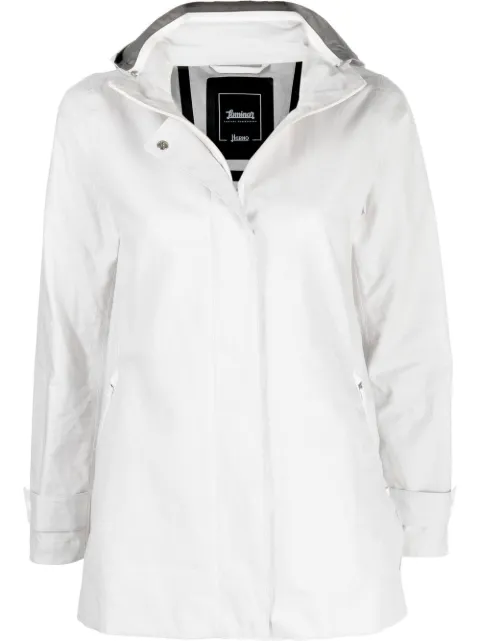 Herno linen hooded jacket