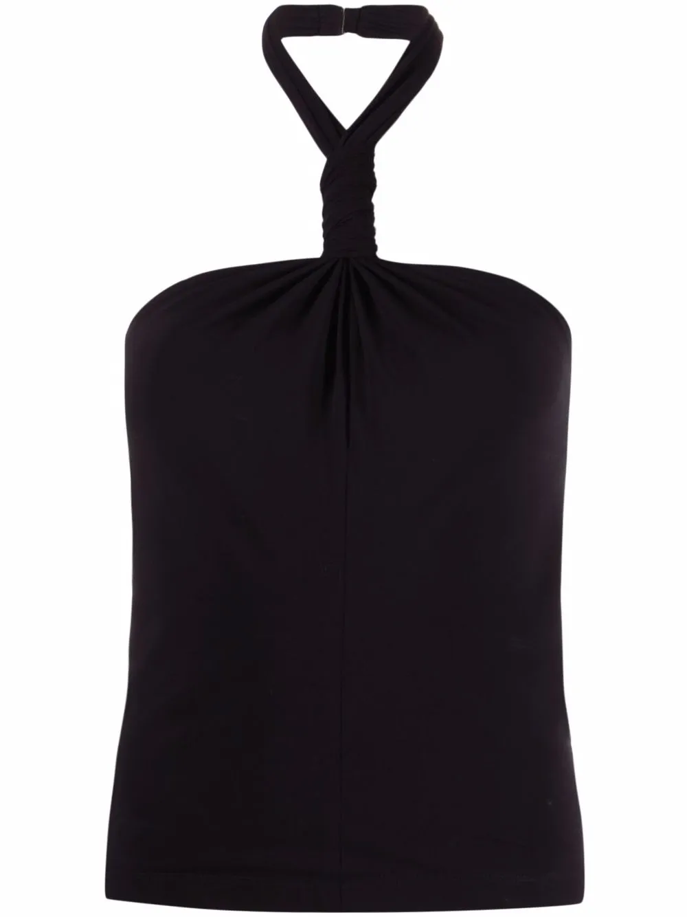 

Helmut Lang top con cuello halter - Negro