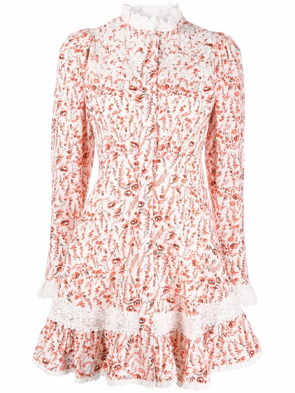 

byTiMo floral-print mini dress - Red