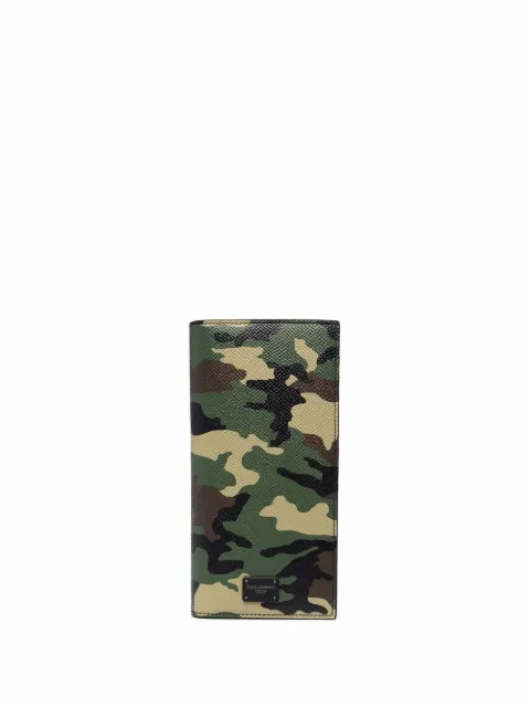 Dolce & Gabbana camouflage-print bi-fold wallet 