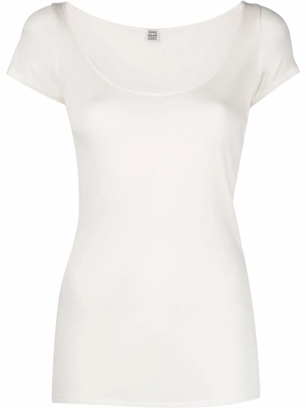 

TOTEME playera con cuello redondo - Blanco