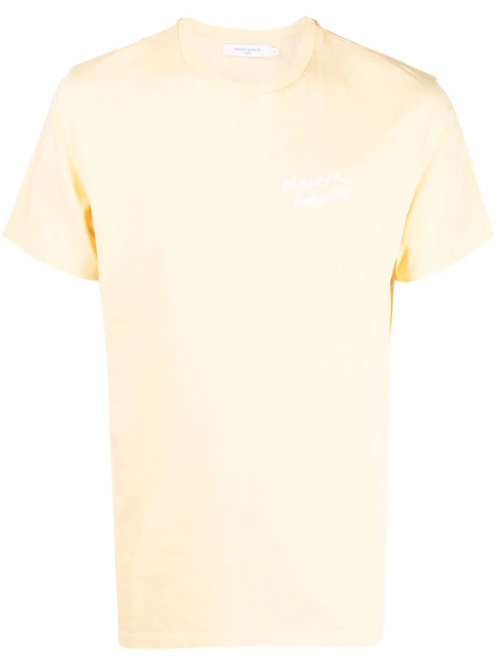 

Maison Kitsuné playera con logo estampado - Naranja