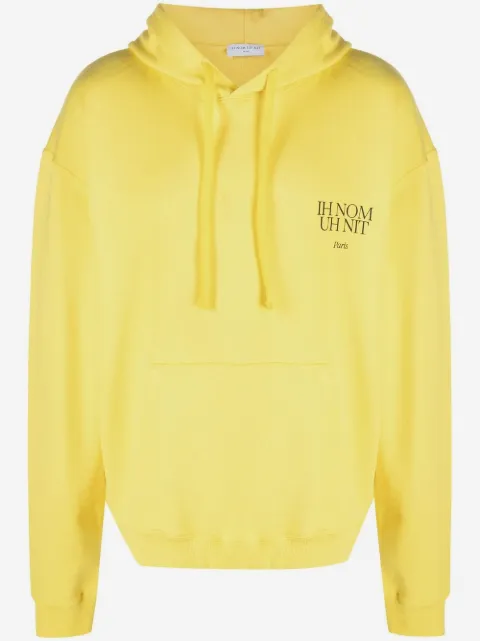 Ih Nom Uh Nit logo-print cotton hoodie