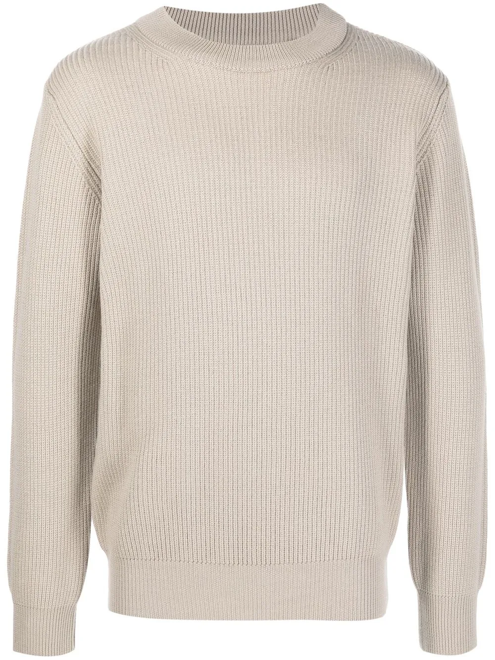 

Sunflower ribbed knit merino jumper - Neutrals