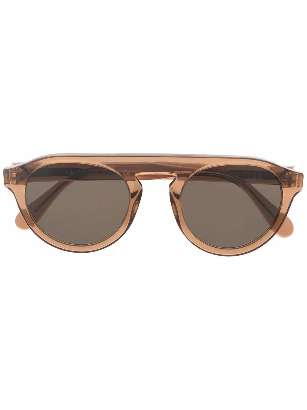 

Eleventy square tinted sunglasses - Brown