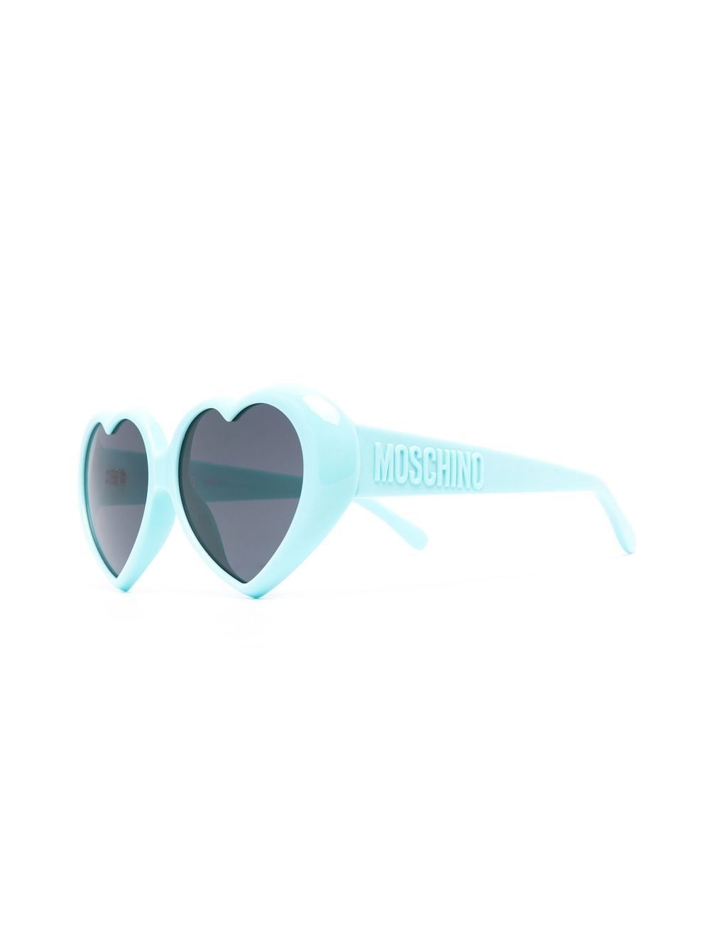 Moschino Eyewear Zonnebril met hartjes montuur - Blauw