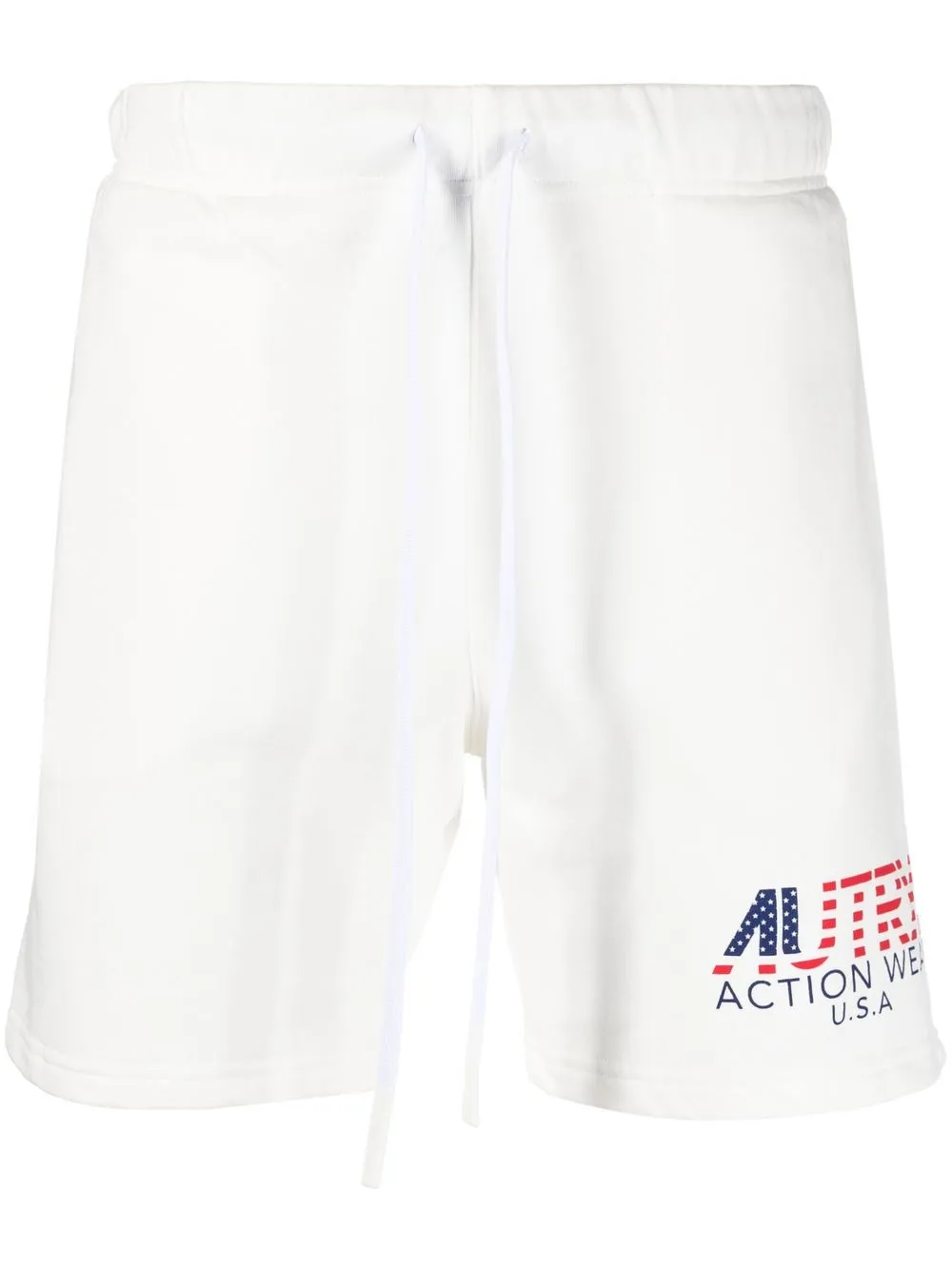 

Autry Shima logo-print track shorts - White