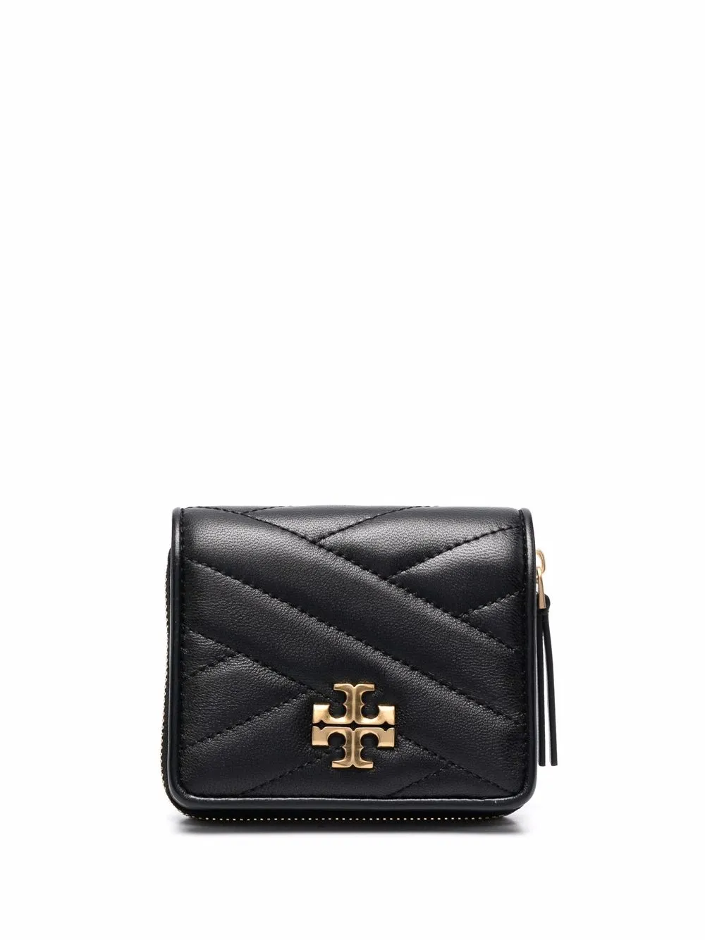 

Tory Burch cartera plegable capitonada - Negro