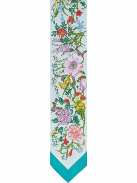 Gucci floral pattern scarf