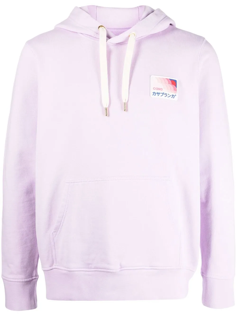 

Casablanca hoodie con parche del logo - Morado