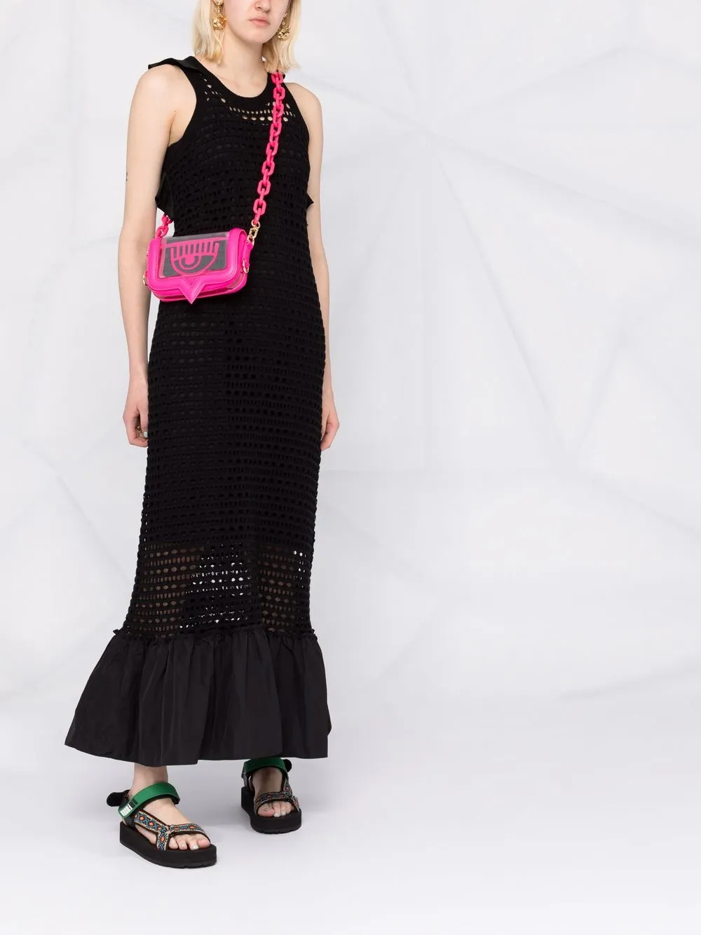 Chiara Ferragni Eyelike crossbodytas - Roze