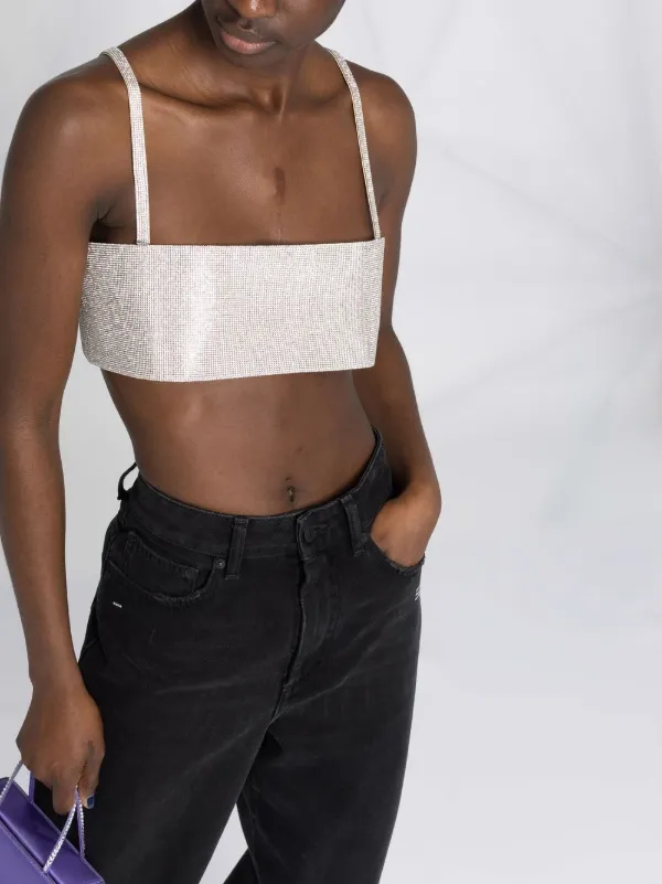 Nuè Rhinestone Bra Top - Farfetch