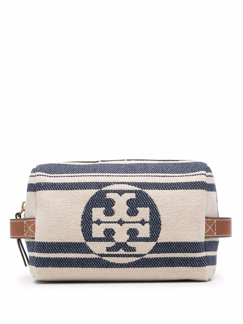 

Tory Burch Double T logo make-up bag - Blue