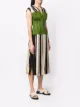 Tory Burch pleated colour-block midi dress