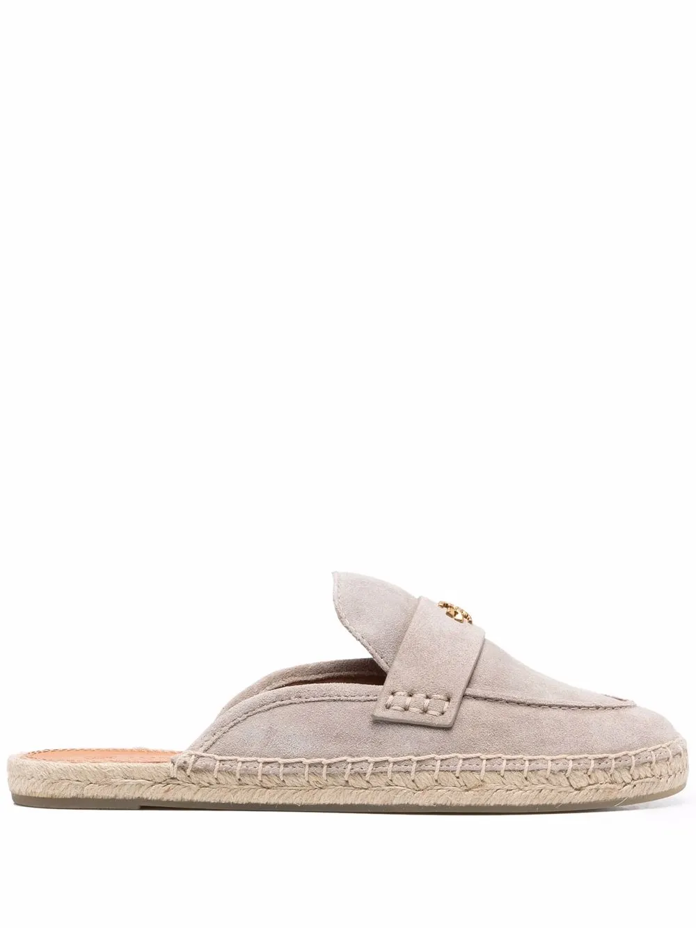 

Tory Burch suede espadrille mules - Grey