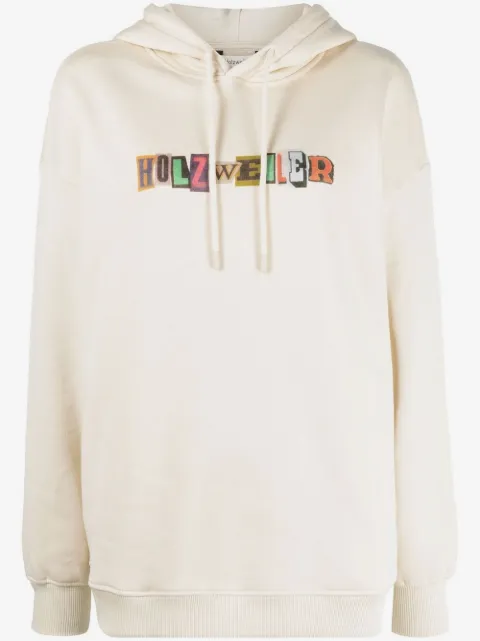 Holzweiler Hoodie mit Logo-Print