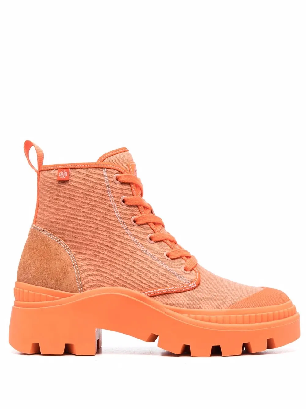 

Tory Burch botines estilo tenis Camp - Naranja