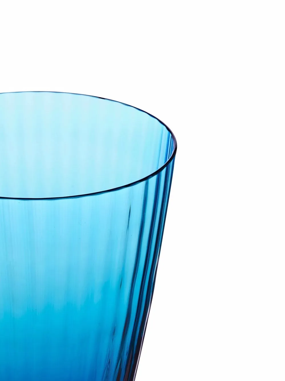 Dolce & Gabbana Weinglas Aus Muranoglas   Blau 