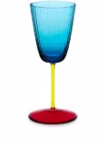 Dolce & Gabbana hand-blown Murano white wine glass - Blue