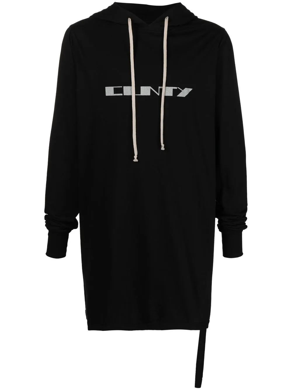 

Rick Owens DRKSHDW graphic-print organic cotton hoodie - Black