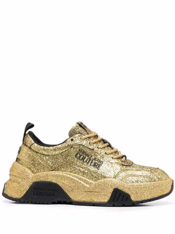versace glitter sneakers