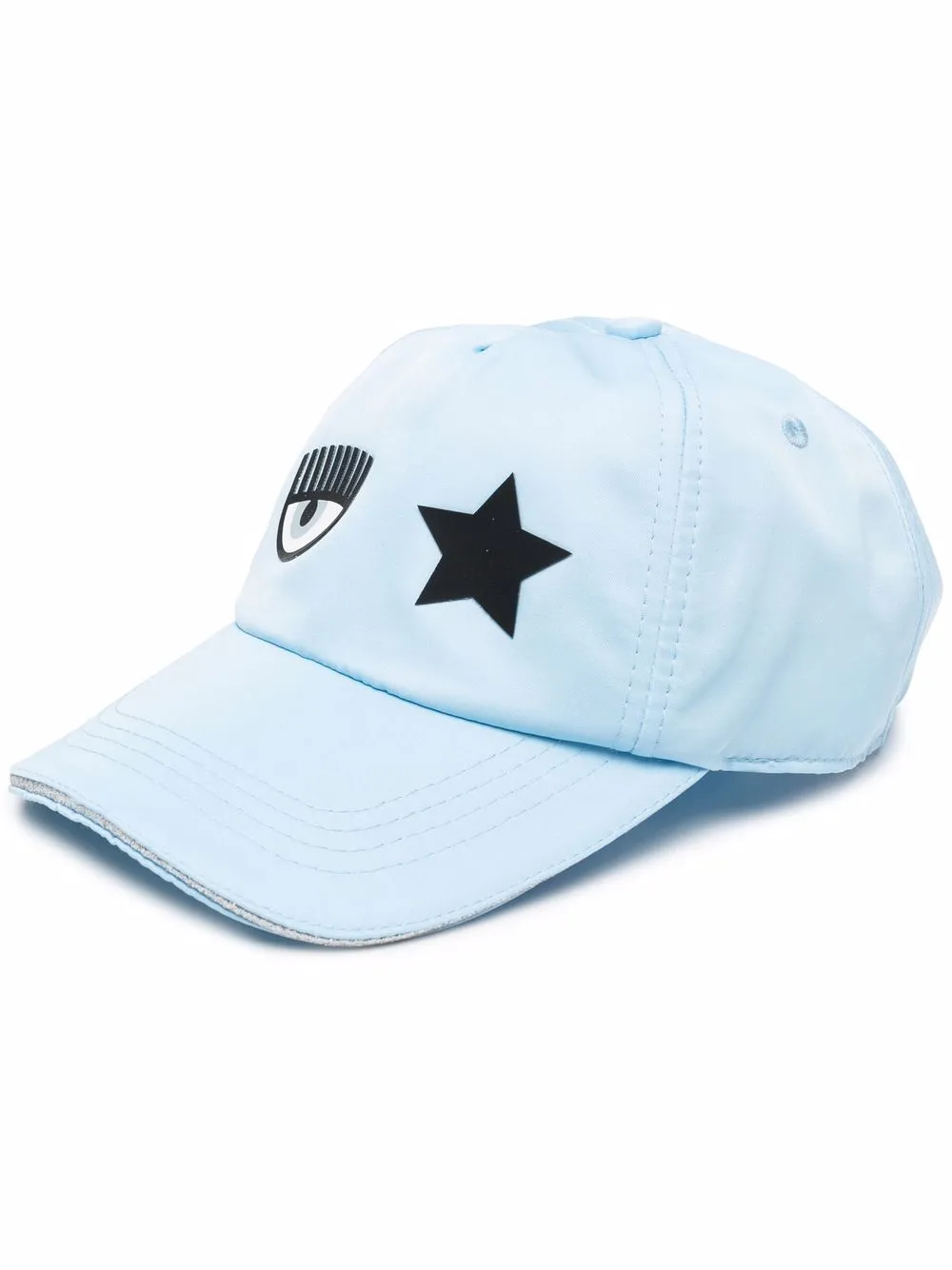 

Chiara Ferragni gorra con logo estampado - Azul