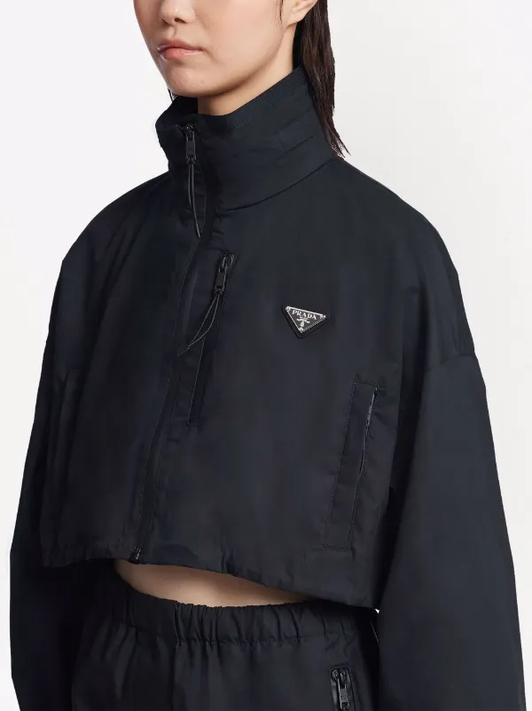 Prada プラダ Re-Nylon クロップドジャケット - Farfetch