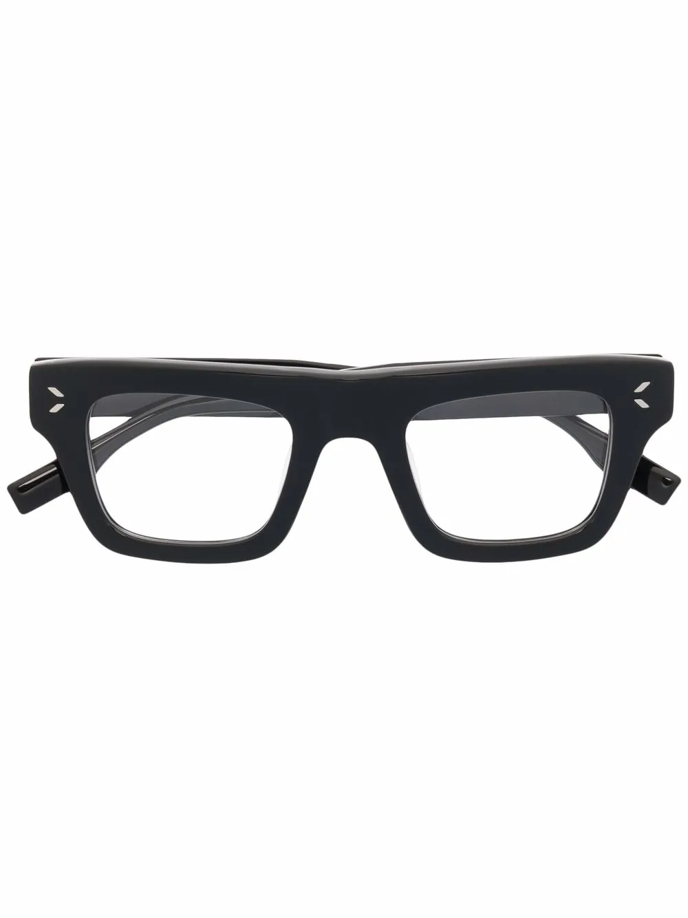 

MCQ MQ0344 rectangular-frame glasses - Black