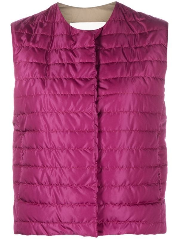 Mackintosh ISABEL Collarless Liner Vest - Farfetch